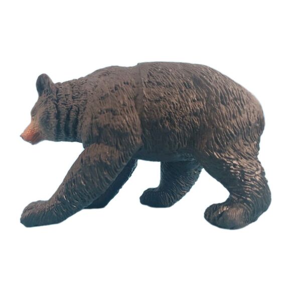 Vintage Black Bear Realistic Figure Cake Topper Standing K & M International - Picture 2 of 16